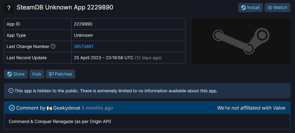 大量EA经典游戏现身Steam后台 包括《红色警戒2》